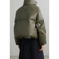 Пуховик Maison Margiela женский болотный 127386-2