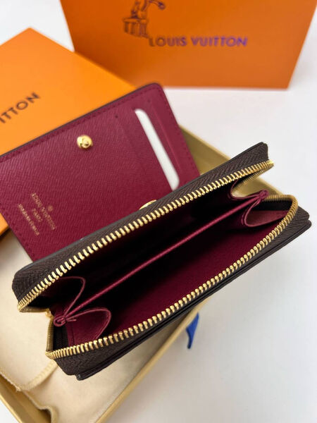 Кошелек Louis Vuitton женский канва бордовый 177887-4