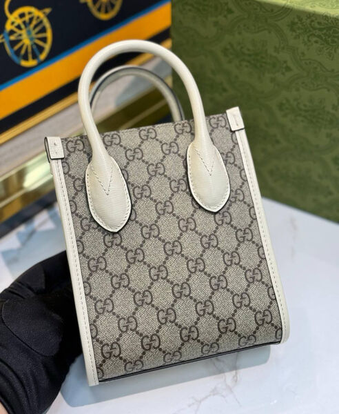 Сумка Gucci Jumbo Gg Mini женский канва monogram молочный 137913-9