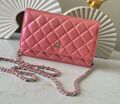Сумка Chanel женский кожа оранжевый 196548-1