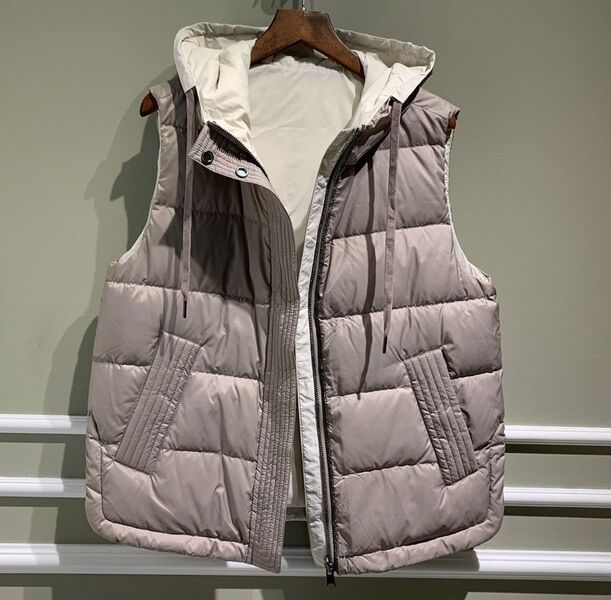 Жилет Brunello Cucinelli женский бежевый 22282
