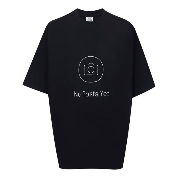 Мужская футболка Vetements мужской черный 173216-2