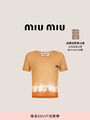 Футболка Miu Miu женский бежевый 153261-4