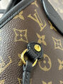 Сумка двусторонняя Louis Vuitton женский кожа черный 167165-4