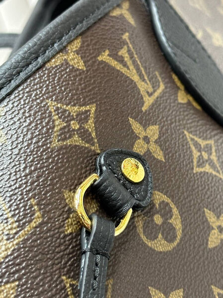 Сумка двусторонняя Louis Vuitton женский кожа черный 167165-4