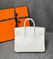 Сумка Hermès Birkin 25 женский кожа белый 116974-3