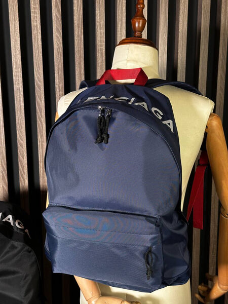 Мужской рюкзак Balenciaga мужской нейлон синий 145927-5
