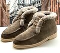 Мужские ботинки Loro Piana мужской замша бежевый 107776-1