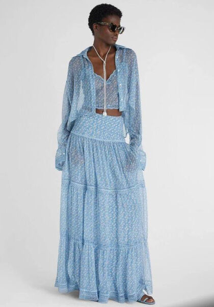 Костюм Ermanno Scervino женский бирюзовый 194282