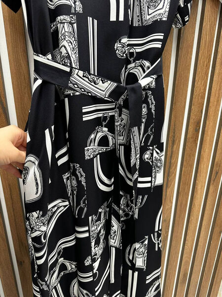 Платье Hermès женский шелк черный 147405-5