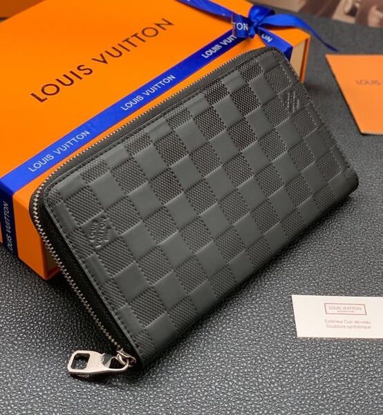 Портмоне Louis Vuitton мужской кожа черный 61904
