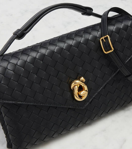 Сумка Bottega Veneta женский кожа черный 201273-3