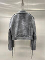 Куртка Jil Sander женский кожа графитовый 162078-3