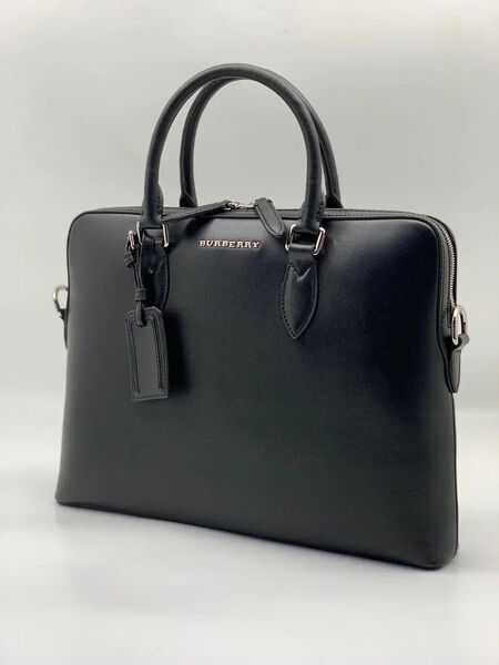 Мужской портфель Burberry мужской кожа черный 123797-2
