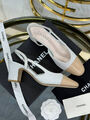 Туфли Chanel женский кожа белый 194558-2