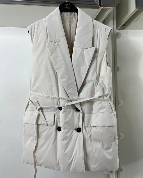 Жилет Brunello Cucinelli женский графитовый 95461