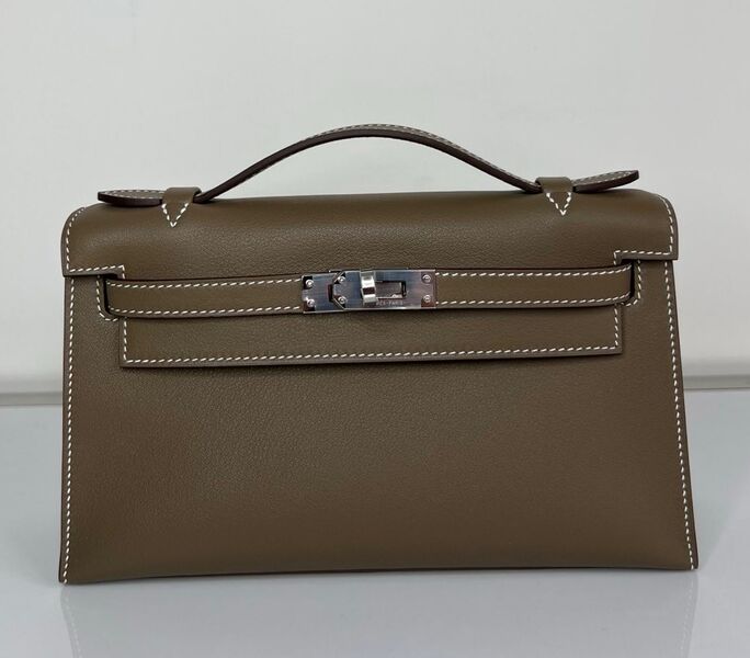 Сумка Hermèskelly 20 Pochette женский кожа 138063
