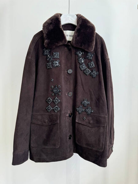 Куртка Miu Miu женский замша 159559-2