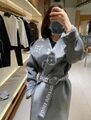 Пальто Louis Vuitton женский графитовый 56088-4