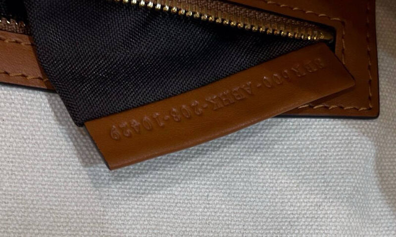 Сумка Fendi Baguette женский текстиль бежевый 142095-11