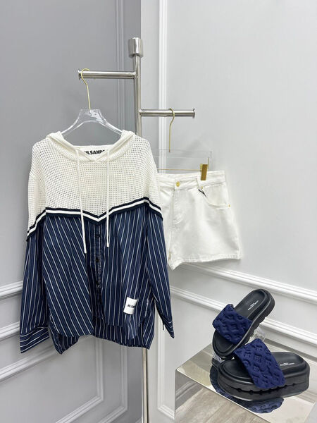 Худи Jil Sander женский белый 122473