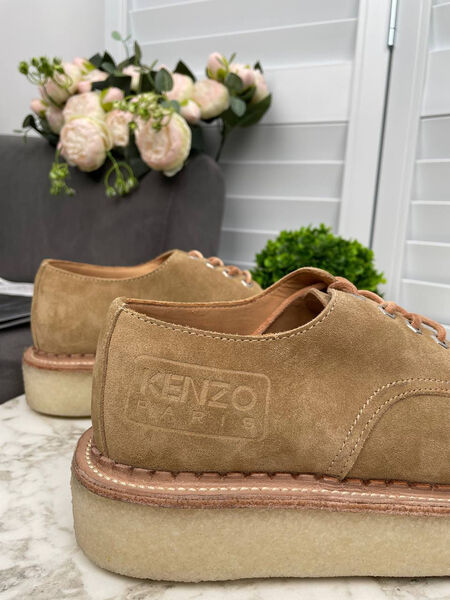 Ботинки Kenzo женский замша бежевый 138544-7