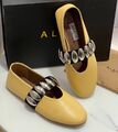 Балетки Alaïa женский кожа бежевый 137602-1