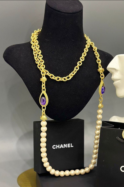 Бусы Chanel бронзовый 175573