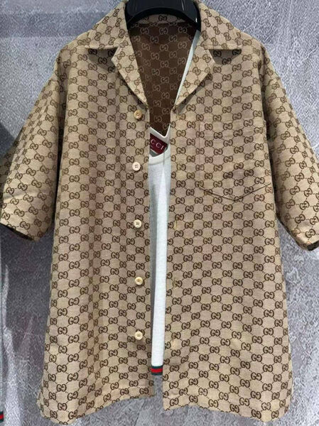 Рубашка Gucci женский бежевый 143311
