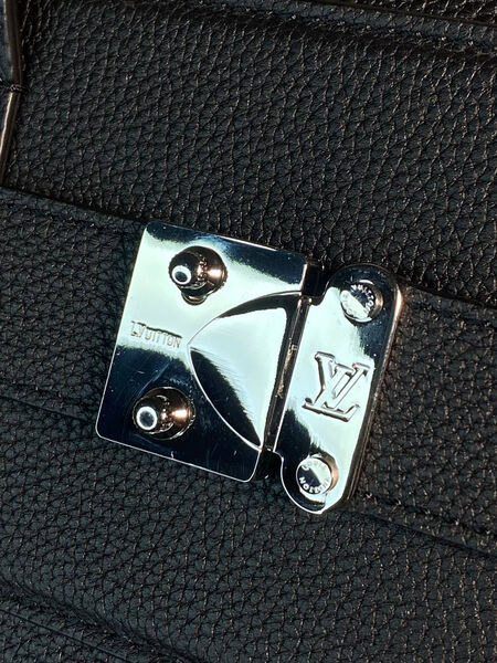 Мужской портфель Louis Vuitton мужской кожа черный 170729-3
