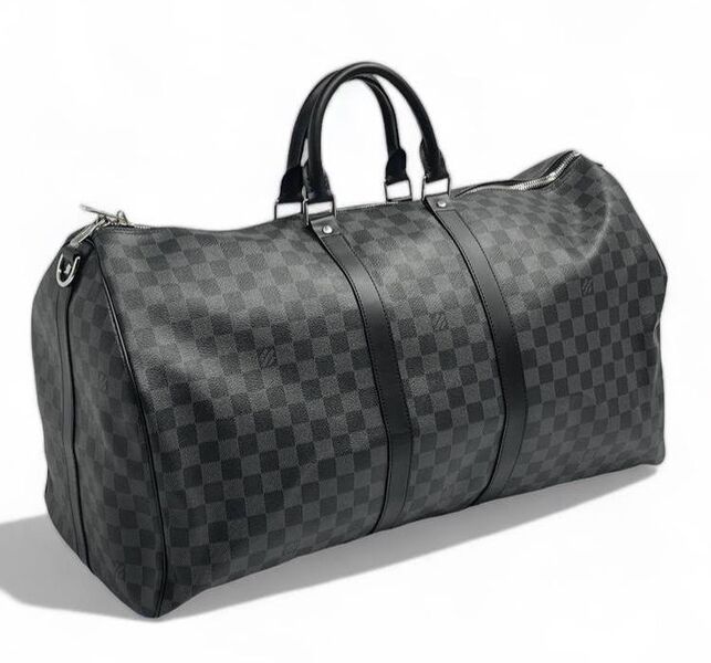 Дорожная сумка Louis Vuitton мужской кожа черный 150107