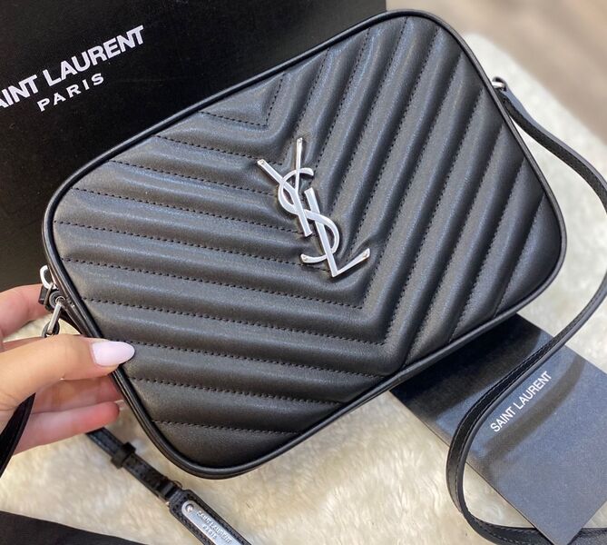 Сумка Saint Laurent женский кожа черный 97079
