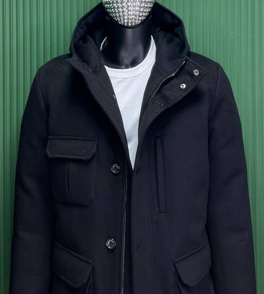 Мужской пуховик Loro Piana мужской черный 134946-5