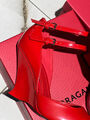 Туфли Ferragamo женский кожа бордовый 136787-3