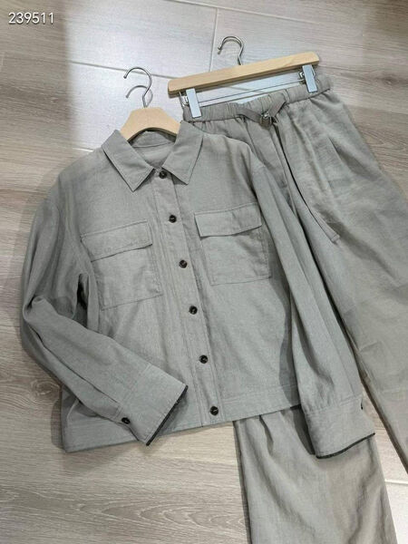 Костюм Brunello Cucinelli женский графитовый 144862-3