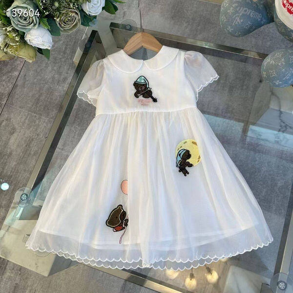 Детское платье Fendi белый 182340-5