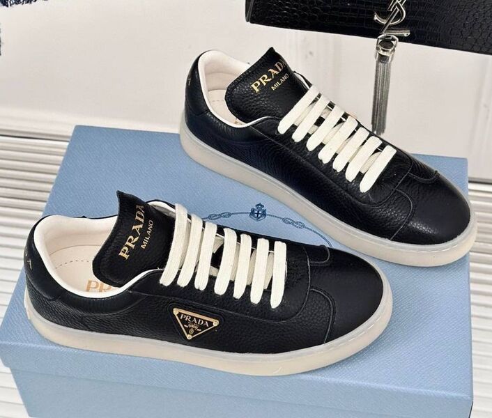Кеды Prada женский кожа черный 147363