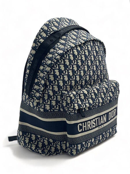Рюкзак Christian Dior женский текстиль синий 65031-4
