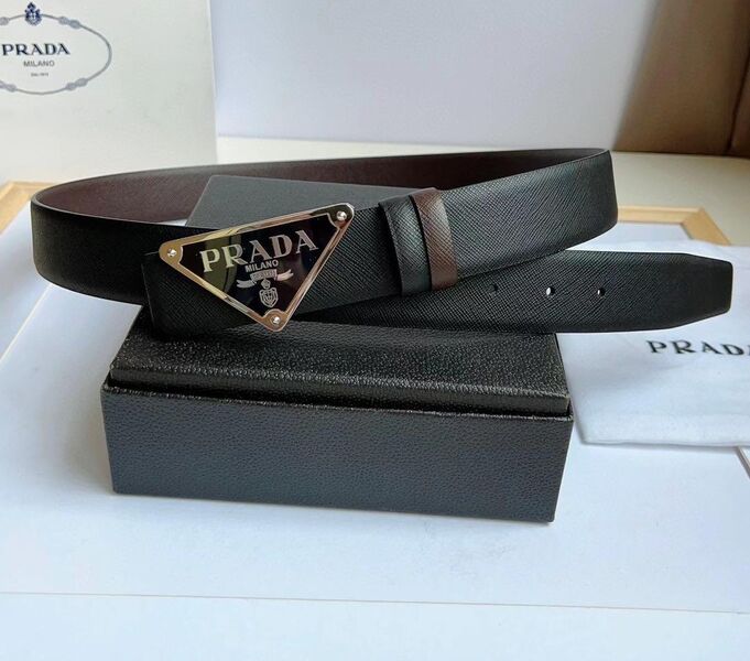 Мужской ремень двухсторонний Prada 113374