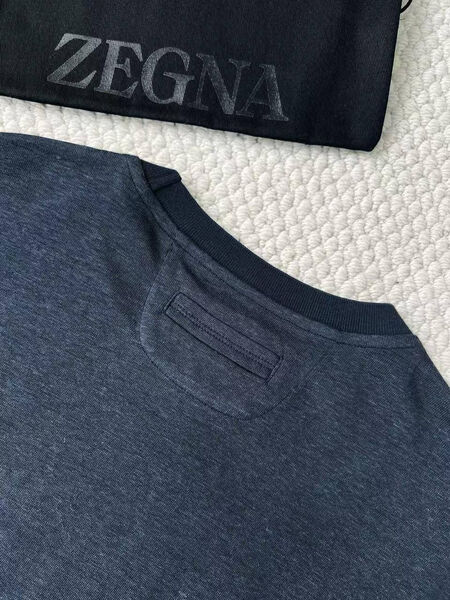 Мужская футболка Zegna мужской синий 181094-7