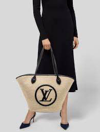 Сумка Louis Vuitton женский текстиль бежевый 196430-8