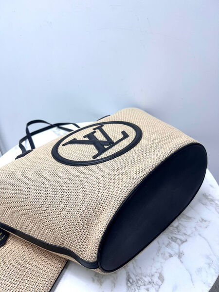 Сумка Louis Vuitton женский текстиль бежевый 196430-4
