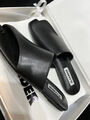 Шлепки Jil Sander женский кожа черный 155623-8