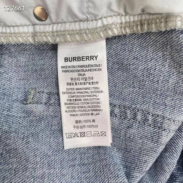 Джинсы Burberry женский джинса бирюзовый 98385-7