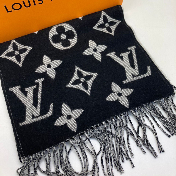 Мужской шарф Louis Vuitton мужской черный 54266