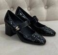 Туфли Chanel женский кожа черный 128598-1