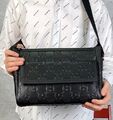 Мужская сумка мессенджер Gucci мужской кожа черный 42756-1