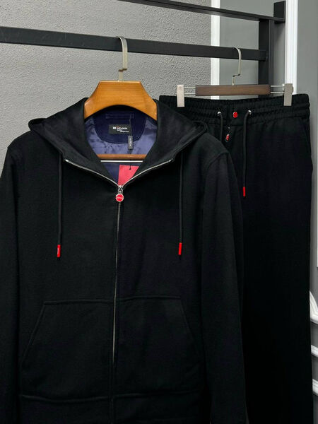 Мужской костюм Kiton мужской черный 168095-4