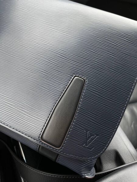 Мужская сумка мессенджер Louis Vuitton мужской кожа черный 42809-3