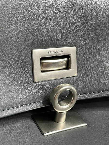 Сумка Balenciaga женский кожа графитовый 150613-6